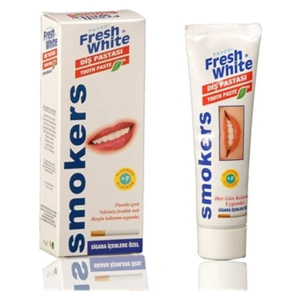 Fresh White Smokers Sigara İçenlere Özel 90 Gr Diş Pastası - Görsel 4
