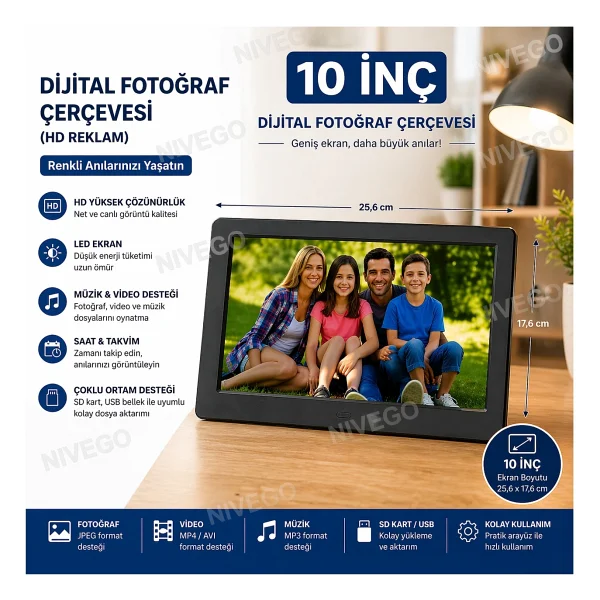 Dıvoom Pixoo 16x16 Piksel LED Ekranlı App Kontrollü Akıllı Piksel Resim Çerçevesi - Görsel 4