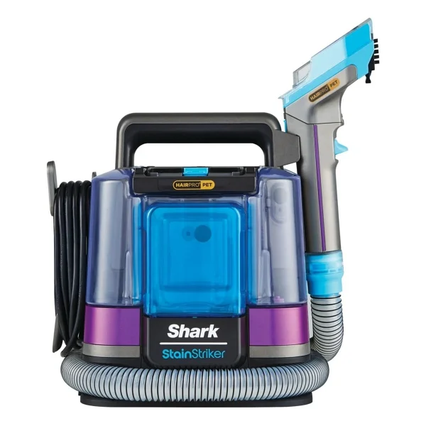 Shark Pet Başlıklı Koltuk Halı Araba Toz Torbasız Elektrikli Süpürge - Mavi - Görsel 8