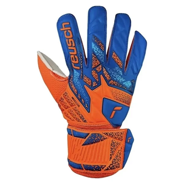 Reusch Attrakt Solid Kaleci Eldiveni 5570515-2290 - Turuncu - Mavi - Görsel 3