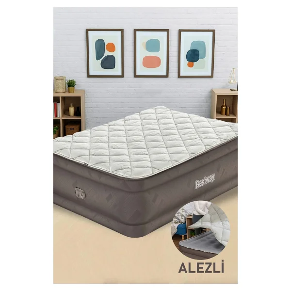 Bestway 69145 Elektrikli Pompalı Çift Kişilik Şişme Yatak - Görsel 3