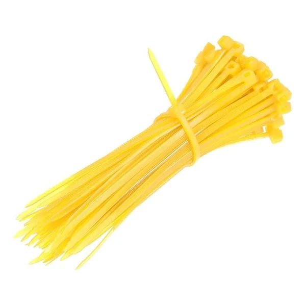 Gwest Sarı Kablo Bağı Plastik Cırt Kelepçe 3.6x150mm 100 Adet Sarı 3.6x150 Mm - 3,6 X 150 Mm - Görsel 6