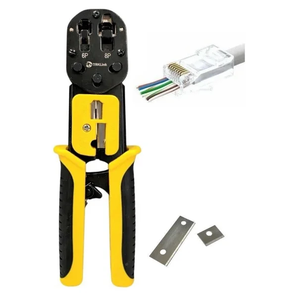 Trklink Hs-786c Cat5/Cat6 Ez-Rj45-Rj11 Konnektör Sıkma Pensesi - Görsel 8