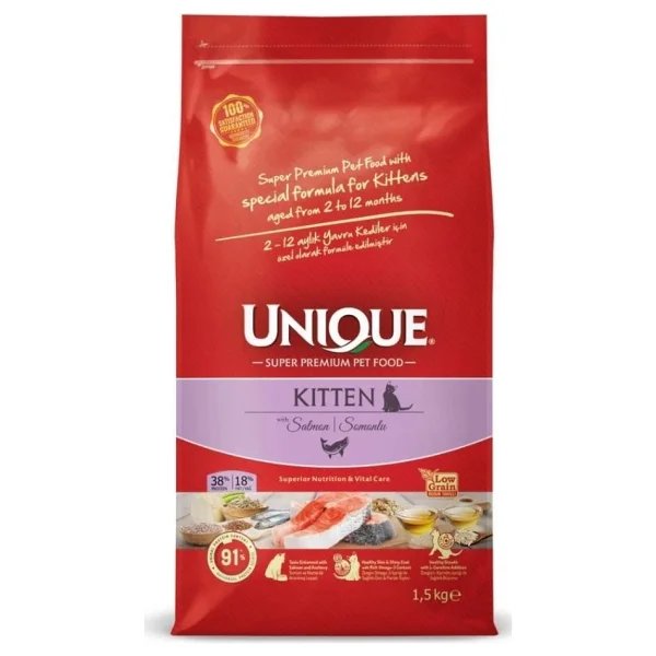 Unique Somonlu 1.5 Kg Yavru Kedi Maması - Görsel 2