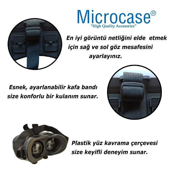 Microcase Vr 3d Sanal Gerçeklik Gözlüğü - Al4718 - Görsel 5