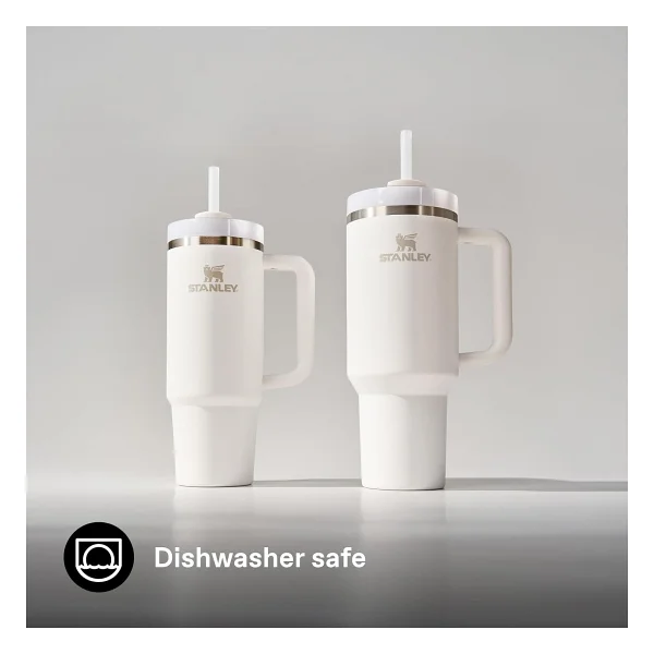 Stanley Quencher Beyaz 1.18 Lt Pipetli Termos Bardak - Görsel 4