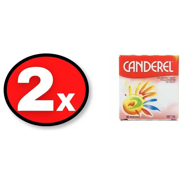 Canderel Tatlandırıcı 100 Tablet 2 Adet - Görsel 2