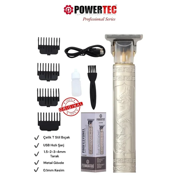 Powertec Tr-8900 Sakal Saç Kesme Makinesi - Görsel 6