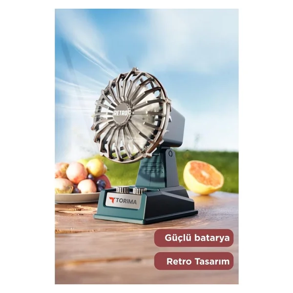 Torima F-51 Retro Masaüstü Vantilatör - Görsel 3