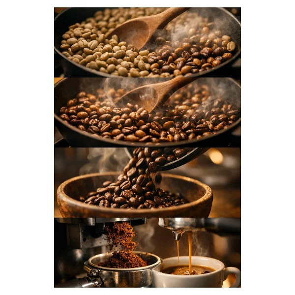 Resso Coffee Guatemala Brezilya Endonezya Çiğ Yeşil Kahve Çekirdeği Arabica 3lü Set - 250 Gr - Görsel 6