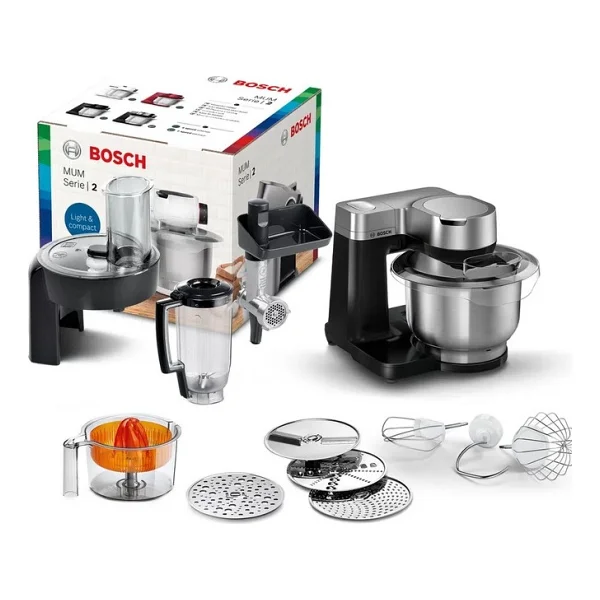 Bosch 900w Premium Seri 2 Kıyma Blender Ve Hamur Yoğurma Özellikli Standlı Mutfak Makinesi - Görsel 4