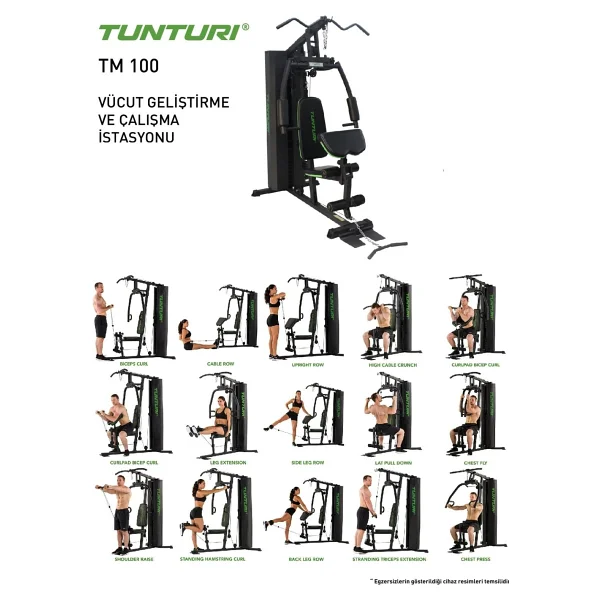 Tunturi Tm 100 Vücut Geliştirme Ve Çalışma İstasyonu - Görsel 4