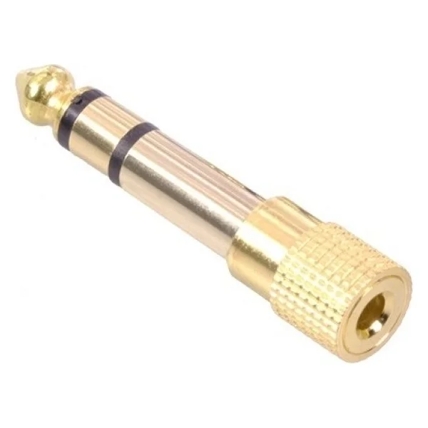 Alfais 4458 6.3 Mm Erkek To 3.5 Mm Dişi Çevirici Dönüştürücü Jack Adaptörü - Görsel 6