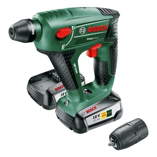 Bosch Uneo Maxx Çift Akülü 2.5 Ah Kırıcı-Delici - Görsel 4