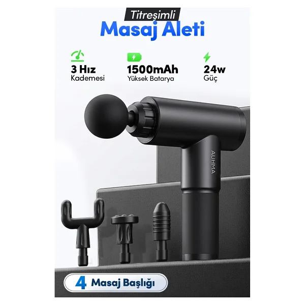 Auhma Am35 Şarjlı Masaj Tabancası - Görsel 5