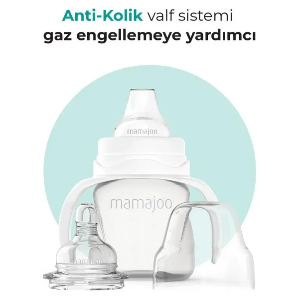 Mamajoo 6 Ay+ Kulplu Alıştırma Biberonu 160 Ml - Görsel 8