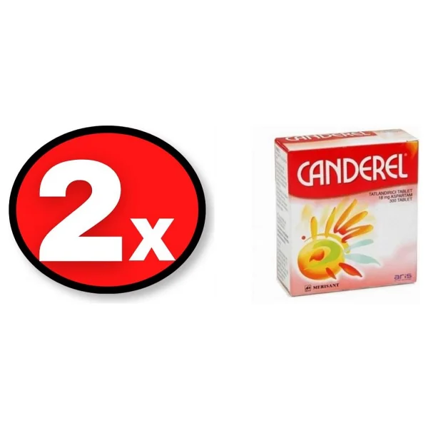 Canderel Tatlandırıcı 300 Tablet 2 Adet - Görsel 2