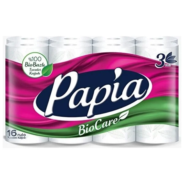 Papia 4 Adet Tuvalet Kağıdı 16'lı Biocare - Görsel 2