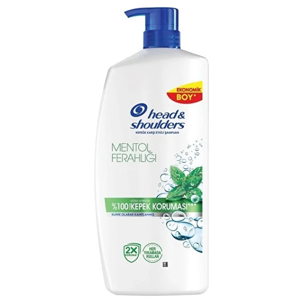 2 Adet Head And Shoulders Mentol Ferahlığı Şampuan 800 Ml - Görsel 3