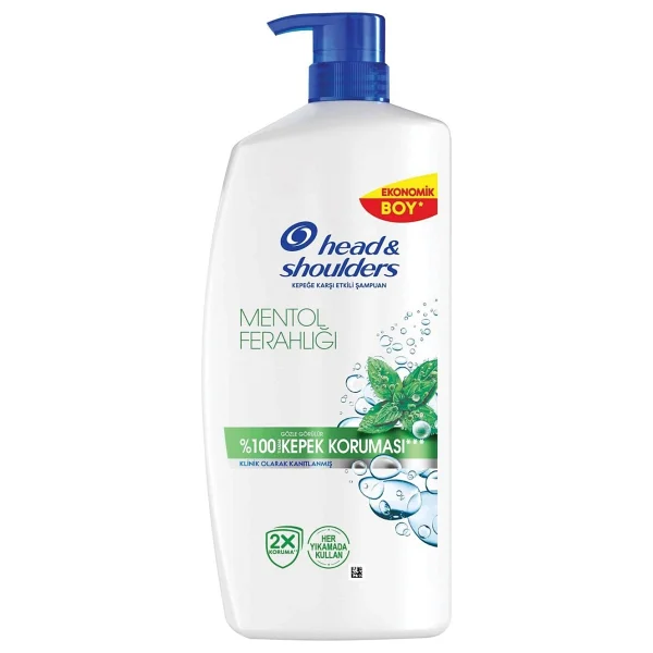 2 Adet Head And Shoulders Mentol Ferahlığı Şampuan 800 Ml - Görsel 2