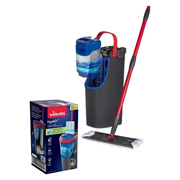 Vileda H2pro Kirli Ve Temiz Suyu Ayıran Temizlik Seti Ve Mikrofiber Mop - Görsel 2