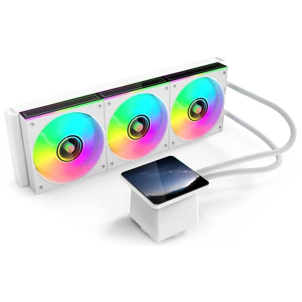 Gametech Vision Argb Lcd 360 Mm Beyaz İşlemci Sıvı Soğutucu - Görsel 2