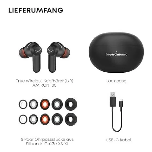 Beyerdynamic Amiron 100 ANC TWS Kulak İçi Bluetooth Kulaklık - Görsel 2
