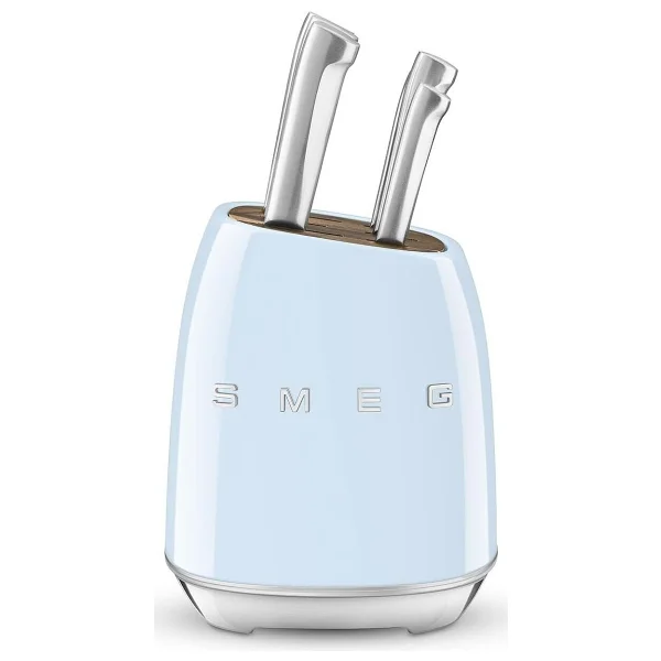Smeg 50's Style Kbsf02 Mavi 7 Parça Standlı Bıçak Seti - Görsel 4