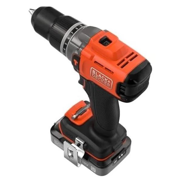 Black+Decker Bcd383d1xk Tek Akü 2 Ah Darbeli Matkap - Görsel 2