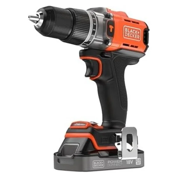 Black+Decker Bcd383d1xk Tek Akü 2 Ah Darbeli Matkap - Görsel 3