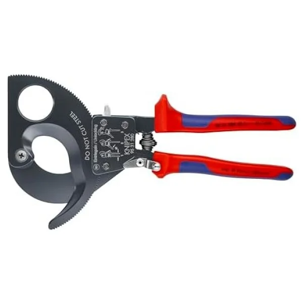 Knipex 95 31 280 Cırcır Mekanizmalı Kablo Makası - Görsel 4