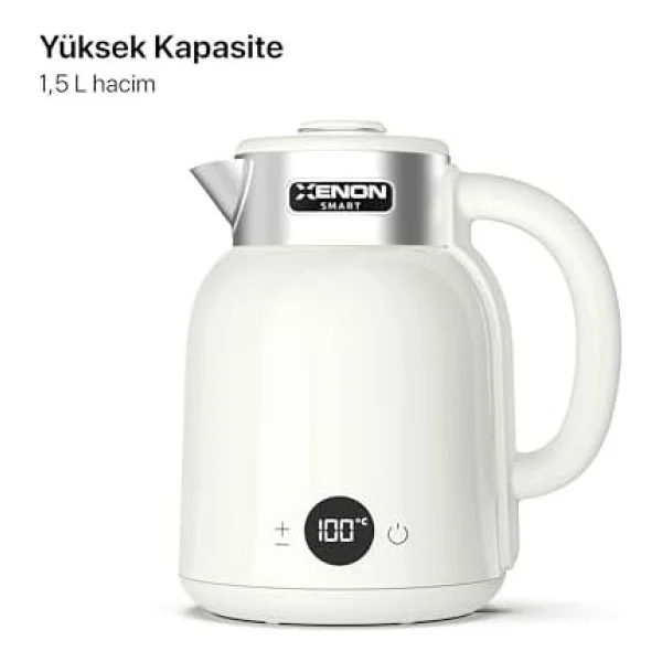 Xenon Smart X7101 2200 W Krem 1.5 Lt Kettle - Görsel 10