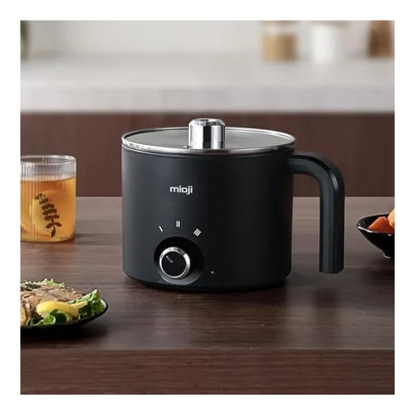 Mioji Mioji Mio Ep35 600 W Siyah Buharlı Pişirici - Görsel 4
