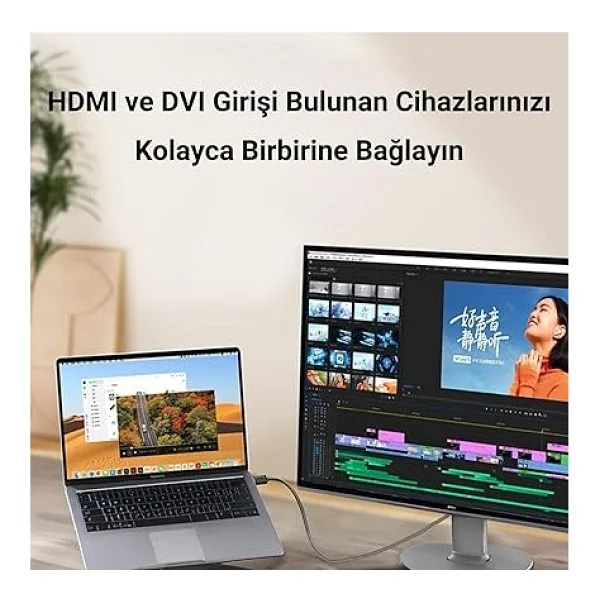 Veggieg V-D203 2 M Dvı To Hdmı Dönüştürücü - Görsel 2