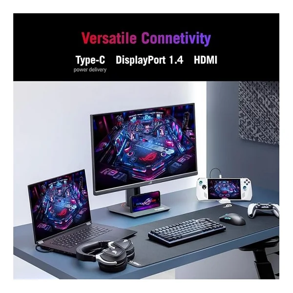 Asus Rog Strix Xg27ucs 27" 1 Ms 4K Pivot Ips 160 Hz Oyuncu Monitörü - Görsel 5