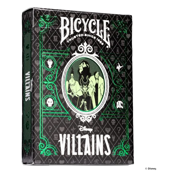 Bicycle Disney Villains Oyun Kartları - Yeşil Veya Mor - Görsel 2