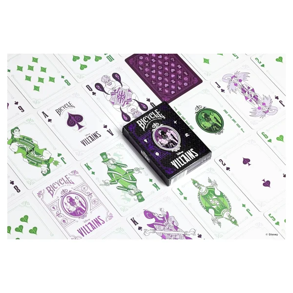 Bicycle Disney Villains Oyun Kartları - Yeşil Veya Mor - Görsel 5