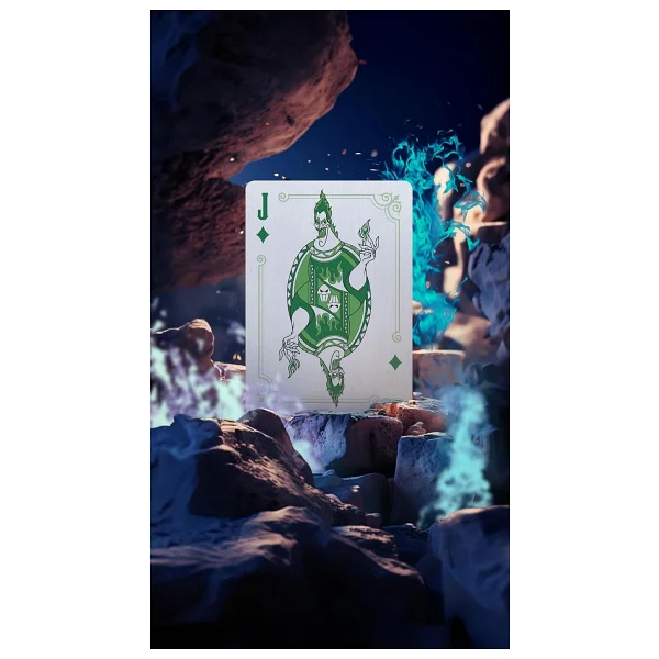 Bicycle Disney Villains Oyun Kartları - Yeşil Veya Mor - Görsel 7