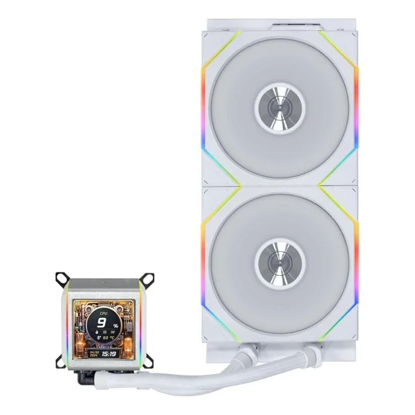 Lian Li Galahad Iı Lcd Wireless Ga2alcd28tw 280 Mm Beyaz İşlemci Sıvı Soğutucu - Görsel 2