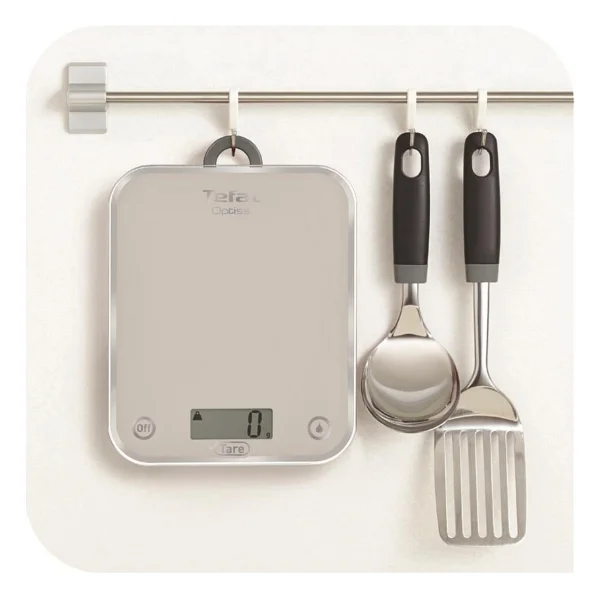 Tefal Bc5004 Optiss Cam Yüzeyli Hassas Mutfak Tartısı, 5 Kg Kapasite, Gümüş - Görsel 2