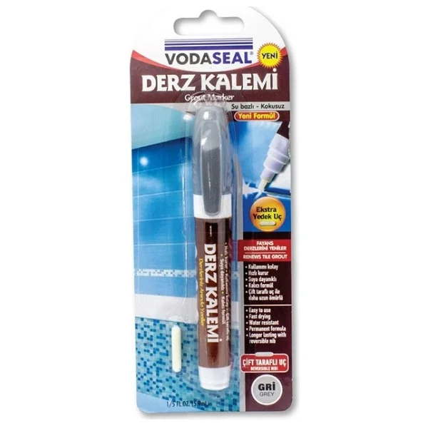 Vodaseal Derz Kalemi Gri 1 Adet Yedek - Görsel 3