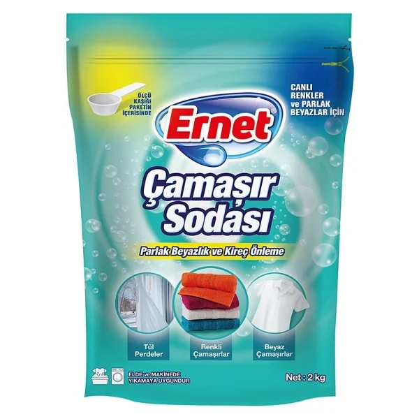 Ernet 2 Kg 3'lü Paket Çamaşır Sodası - Görsel 2