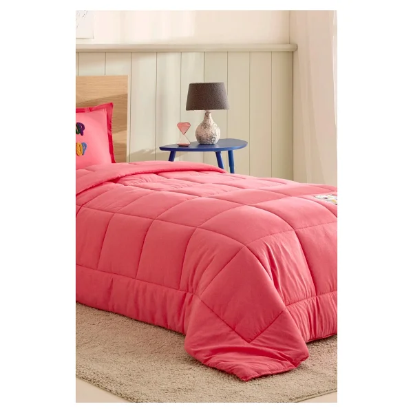 Karaca Home Motto Fuşya Tek Kişilik Cotton Comfort Set - Görsel 2