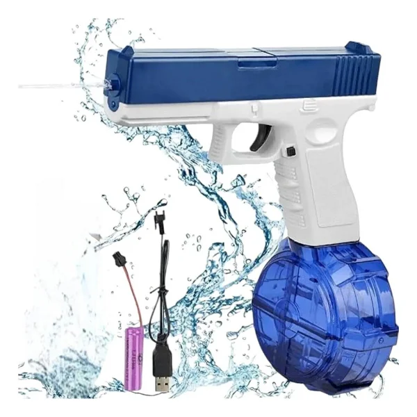 Brother Toys Elektrikli Su Tabancası 500 Ml Kırmızı Mavi 20 Cm 10 Metre Menzilli Güvenli Oyun - 3+ Yaş - Görsel 8