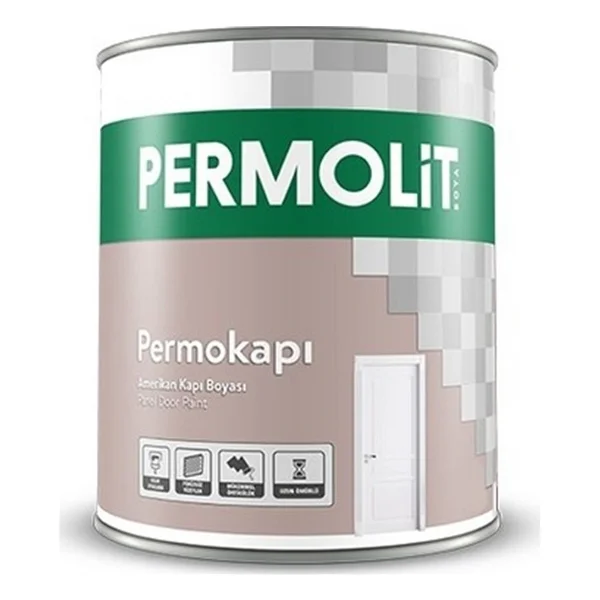 Permolit Beyaz Panel Kapı Boyası 2,5 Lt Yüksek Örtücülüğe Sahip Solvent Bazlı Ürün - Görsel 3