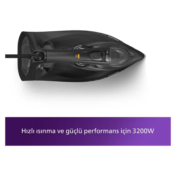 Philips Azur Dst7511/80 7500 Serisi Siyah 3200 W Buharlı Ütü - Görsel 2