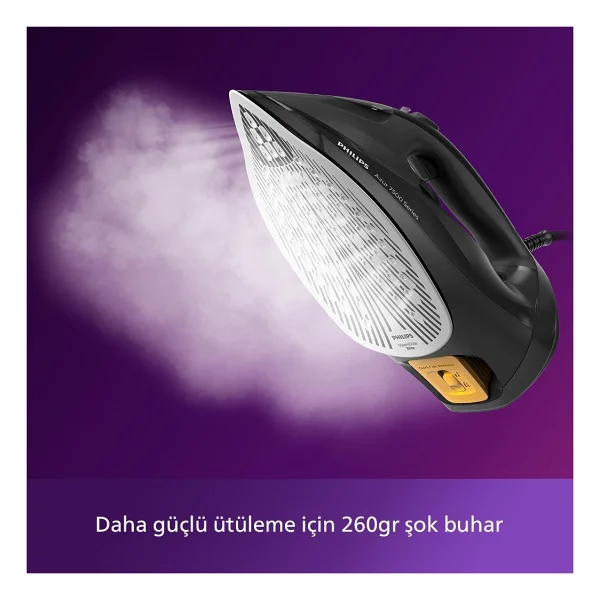 Philips Azur Dst7511/80 7500 Serisi Siyah 3200 W Buharlı Ütü - Görsel 5