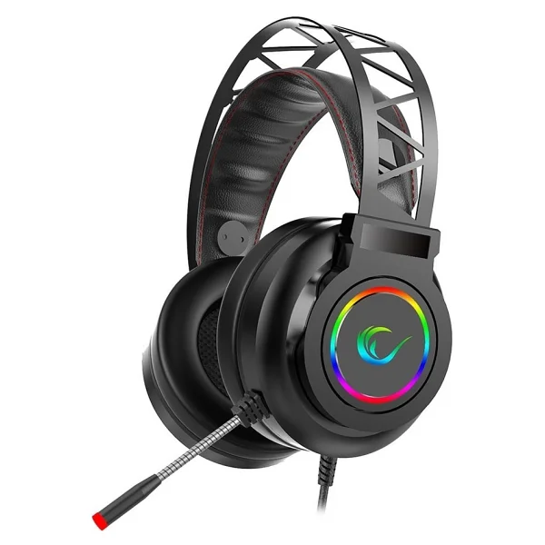 Rampage Miracle-X5 RGB 7.1 USB Kablolu Kulak Üstü Oyuncu Kulaklığı - Görsel 2