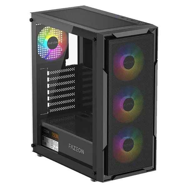 Fazeon F11 F11a750bbm RGB Fanlı Siyah 750 W Atx Oyuncu Kasası - Görsel 6