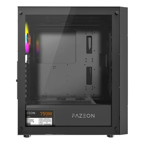Fazeon F11 F11a750bbm RGB Fanlı Siyah 750 W Atx Oyuncu Kasası - Görsel 5